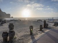 California Beach: Sunrise with Ocean View