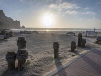 California Beach: Sunrise with Ocean View