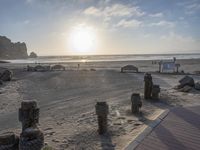 California Beach: Sunrise with Ocean View