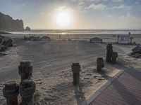 California Beach: Sunrise with Ocean View