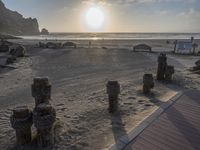 California Beach: Sunrise with Ocean View