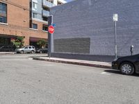 California: Brick Wall in the Heart of City Life