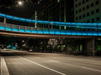 California Business District at Night