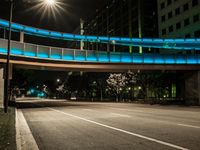 California Business District at Night