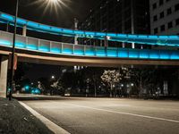 California Business District at Night