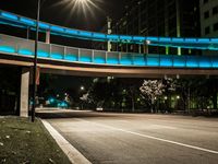 California Business District at Night