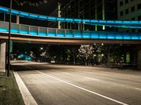 California Business District at Night