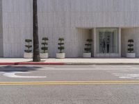 California Business District: Yellow Building in the City