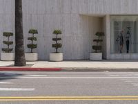 California Business District: Yellow Building in the City