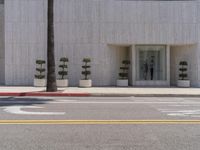 California Business District: Yellow Building in the City