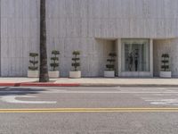 California Business District: Yellow Building in the City