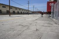 California City: Asphalt Roads and Warehouses