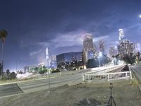 California City: Dawn Skyline and City Lights