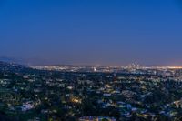 California City Lights Overlook: A View of Los Angeles from Above