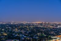 California City Lights Overlook: A View of Los Angeles from Above