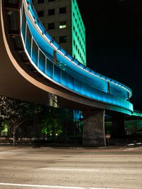 California City Night: A Bridge Underpass