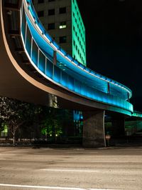 California City Night: A Bridge Underpass