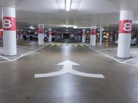 California City Night: Urban Parking Garage