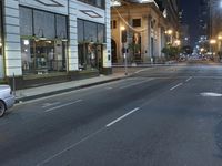 California City Road: Night Lights Illuminating the Streets