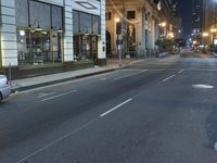 California City Road: Night Lights Illuminating the Streets