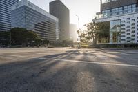 California Cityscape with Modern Architecture