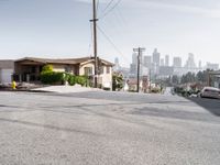 California Cityscape: Roads Amidst Urban Life