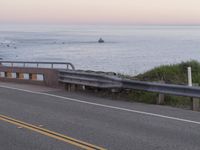 California Coast Highway with Ocean View