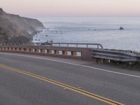 California Coast Highway with Ocean View