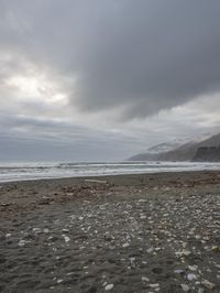 California Coastal Beach: Sunrise over the Ocean