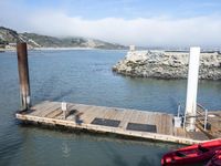 California Coastal Bridge with Clear Sky