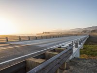 California Coastal Bridge at Dawn