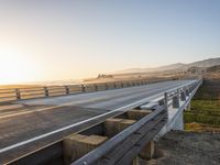 California Coastal Bridge at Dawn