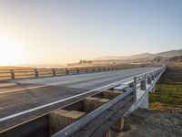 California Coastal Bridge at Dawn