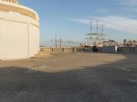 California Coastal City with Ocean Pier and Harbor