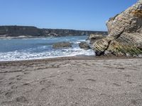 California's Coastal Cliff: A Clear Sky Above