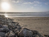 California Coastal Dawn: A Beautiful Sunrise on the Beach