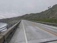 California Coastal Highway: Grey Sky and Clouds