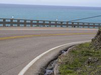 California Coastal Highway and Nature Landscape