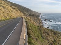 California Coastal Landscape Under a Cloudy Sky