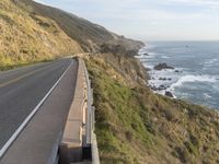 California Coastal Landscape Under a Cloudy Sky