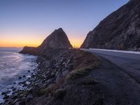 California Coastal Landscape at Dawn with Ocean View 001