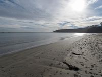 California Coastal Landscape: Sunny Beach along the Coast