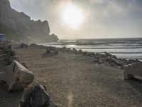 California Coastal Park at Dawn: Serene Ocean Views