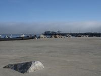 Coastal Parking Lot View in California