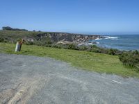 California Coastal Road: Asphalt and Clear Skies