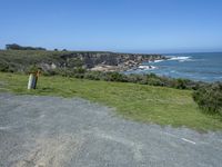 California Coastal Road: Asphalt and Clear Skies