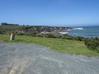 California Coastal Road: Asphalt and Clear Skies