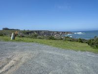 California Coastal Road: Asphalt and Clear Skies