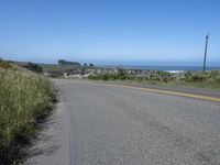 California Coastal Road: Asphalt Highway Along the Coast