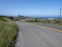 California Coastal Road: Asphalt Highway Along the Coast